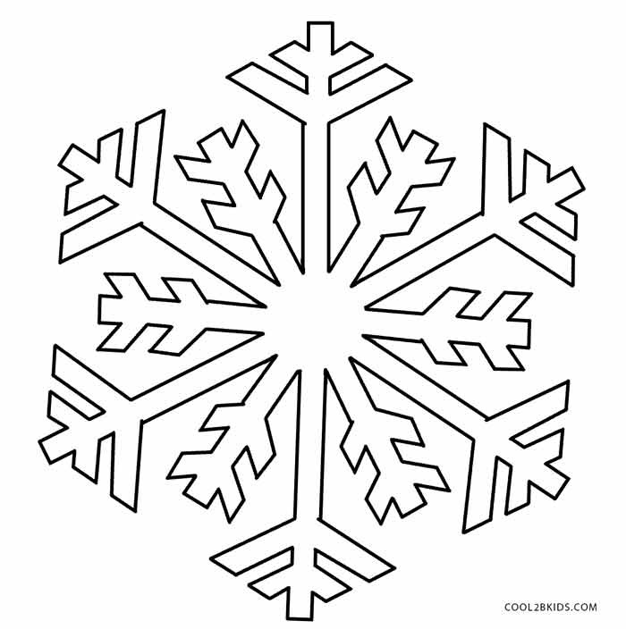 Snowflake Coloring Pages Printable
 Printable Snowflake Coloring Pages For Kids