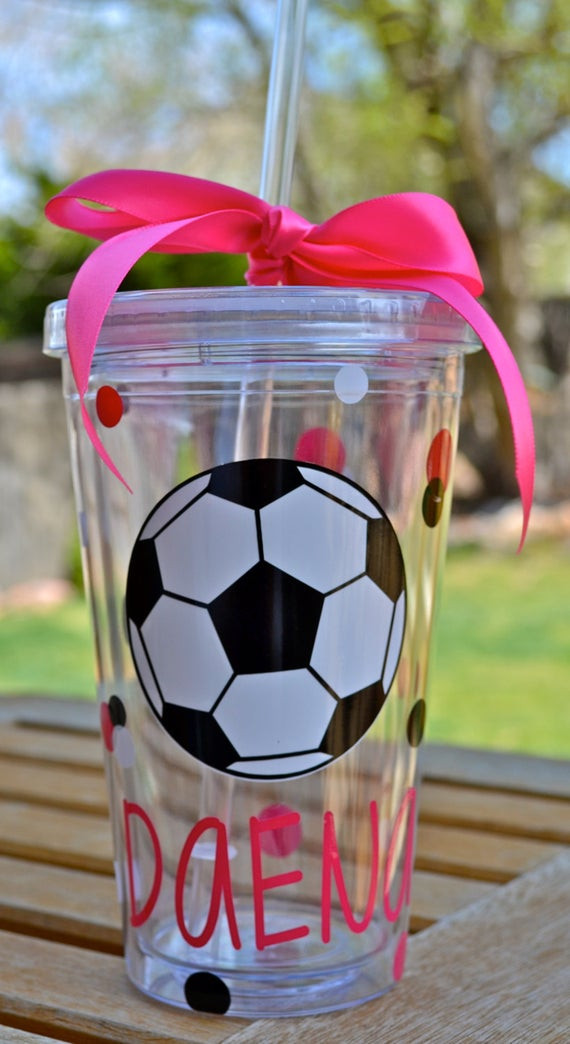 Soccer Gift Ideas For Boys
 Items similar to Personalized soccer Tumbler Boys Girls
