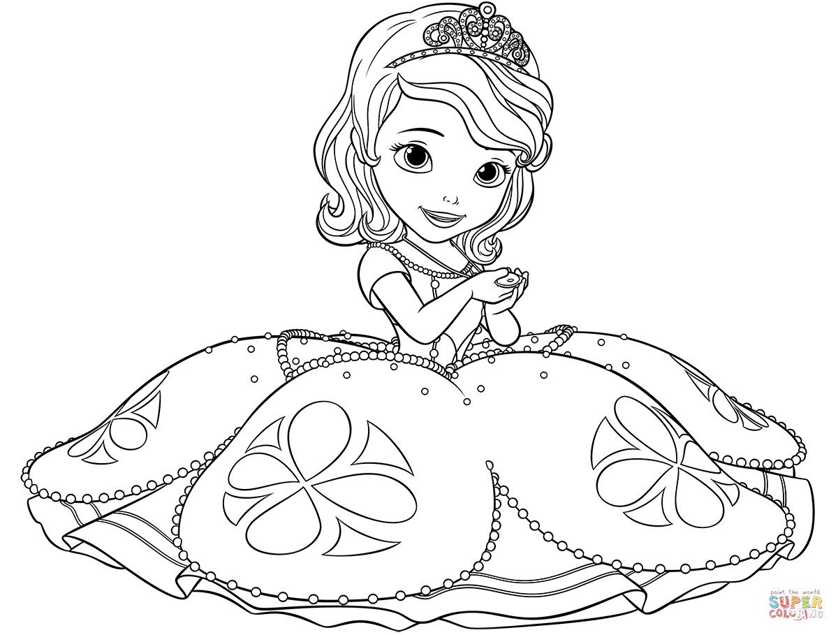 Sofia The First Coloring Pages
 Princess Sofia coloring page
