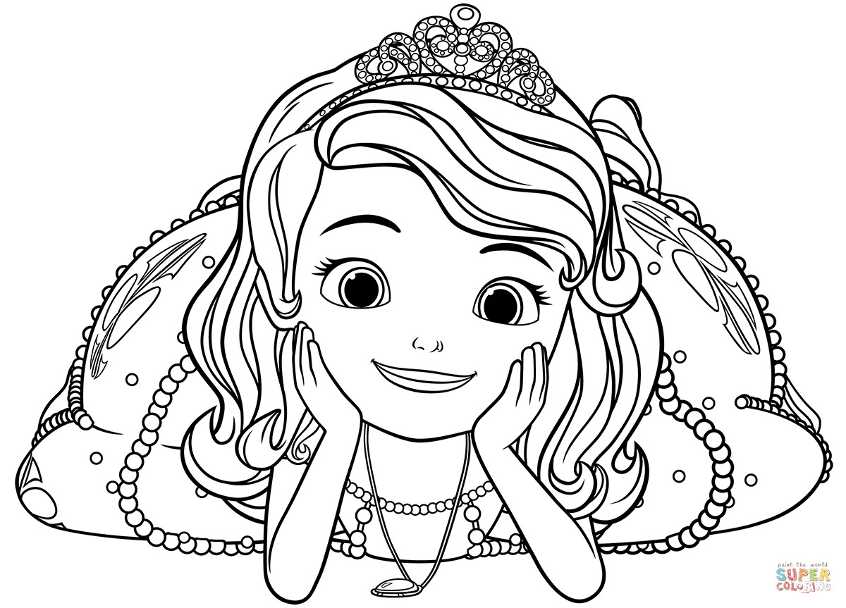 Sofia The First Coloring Pages
 Princess Sofia coloring page