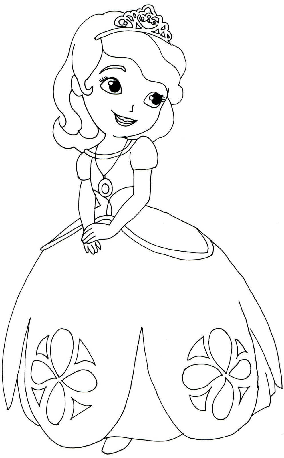 Sofia The First Coloring Pages
 Sofia The First Coloring Pages Sofia the First Coloring Page