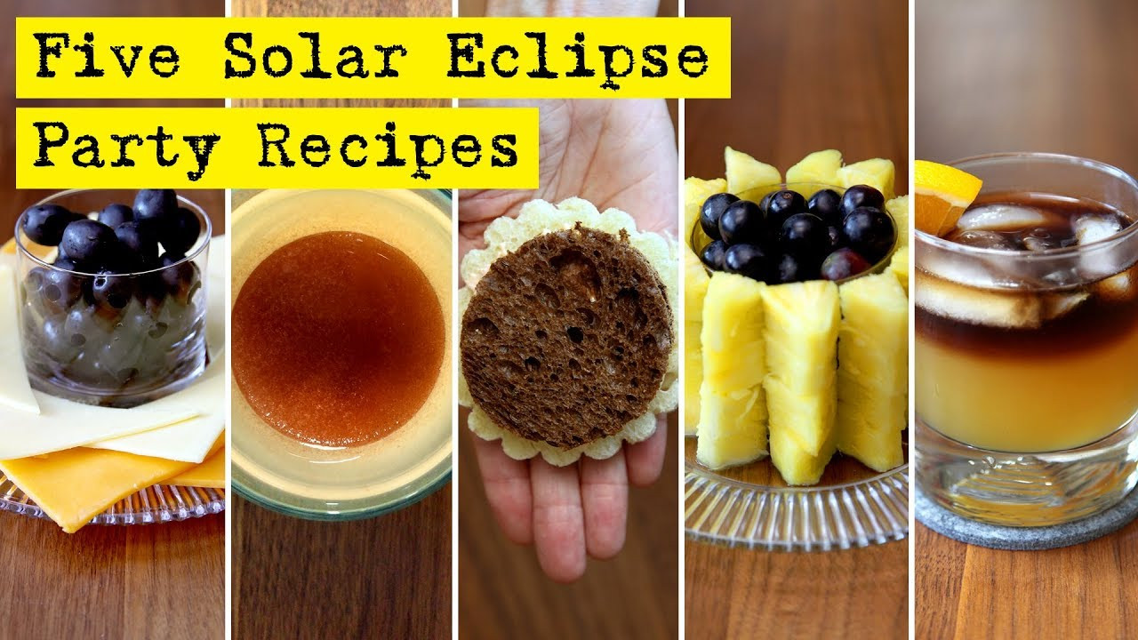 Solar Eclipse Party Food Ideas
 Five Solar Eclipse Party Recipes