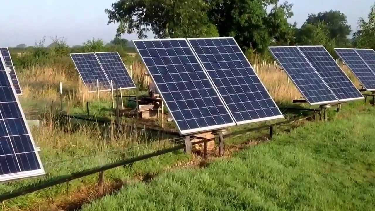 Solar Tracker DIY
 Solar Tracker 4kw array home made with cheap ponents