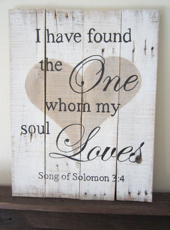 Song Of Solomon Love Quotes
 Song of Solomon with Heart Barnwood Sign by MsDsSigns on