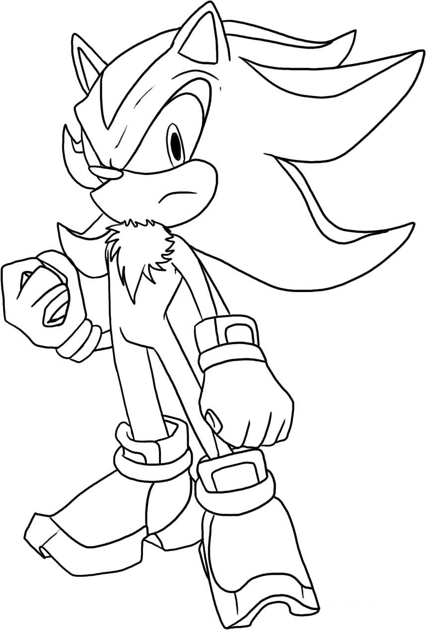 Sonic Coloring Pages Printable
 Free Printable Sonic The Hedgehog Coloring Pages For Kids