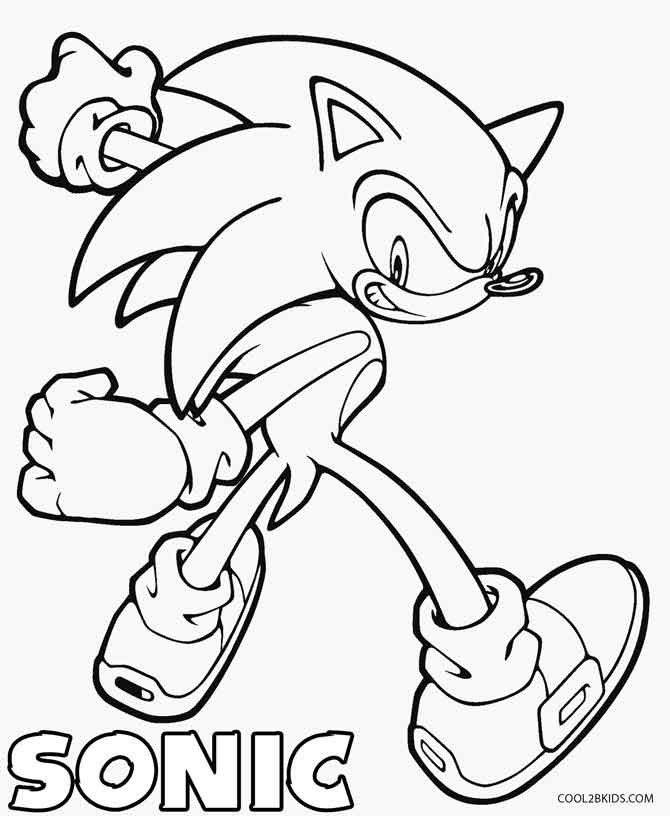 Sonic Coloring Pages Printable
 Printable Sonic Coloring Pages For Kids