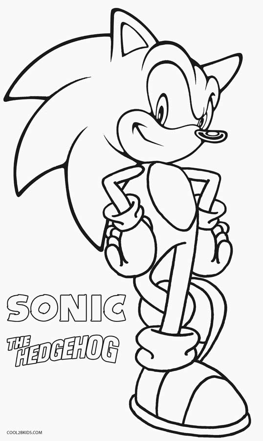Sonic Coloring Pages Printable
 Printable Sonic Coloring Pages For Kids