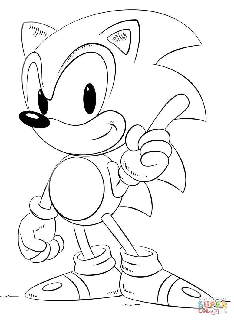Sonic Coloring Pages Printable
 Sonic coloring page