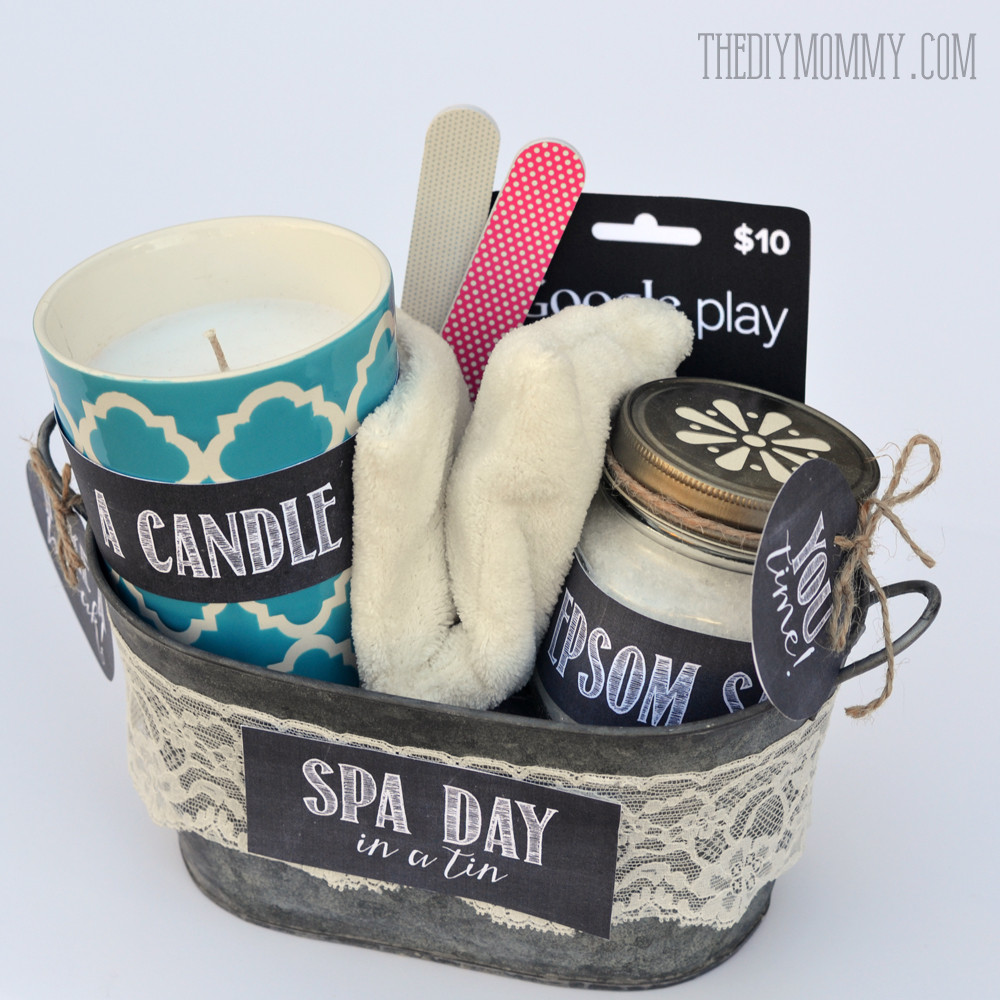 Spa Day Gift Basket Ideas
 A Gift in a Tin Spa Day in a Tin