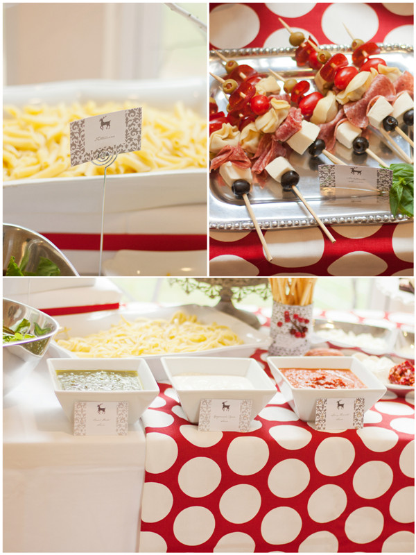 Spaghetti Dinner Party Ideas
 An Italian Red & White Holiday Dinner Party Party Ideas