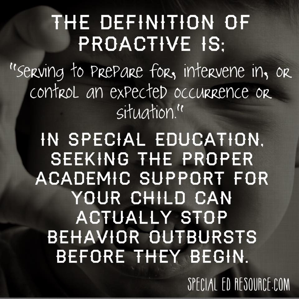 Special Education Teacher Quotes
 Be Proactive In Special Education