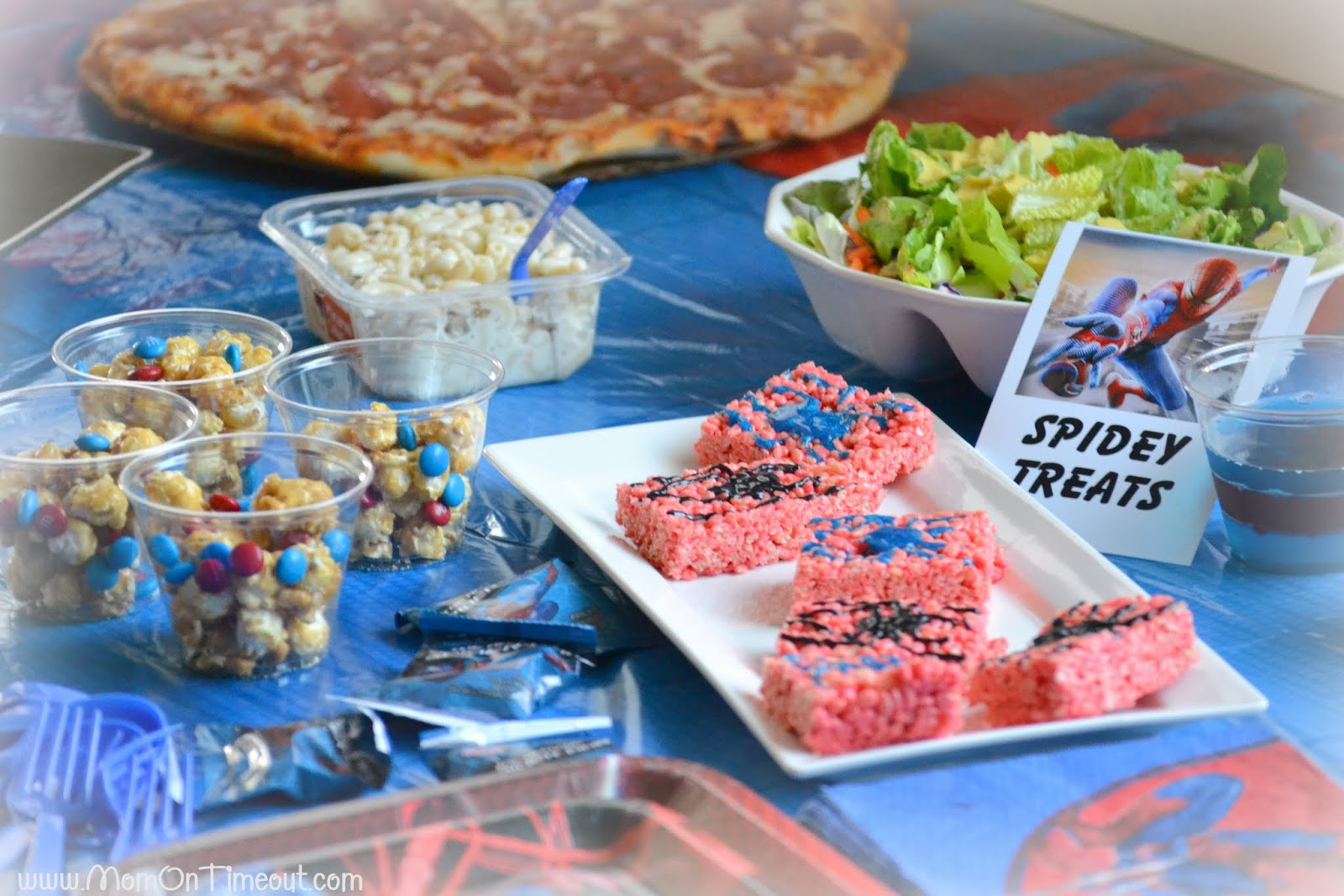 Spiderman Party Food Ideas
 Our Amazing Spider Man Party Mom Timeout