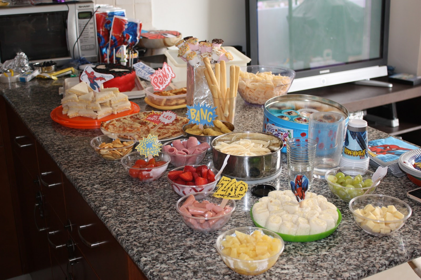 Spiderman Party Food Ideas
 An Amazing Spiderman Party