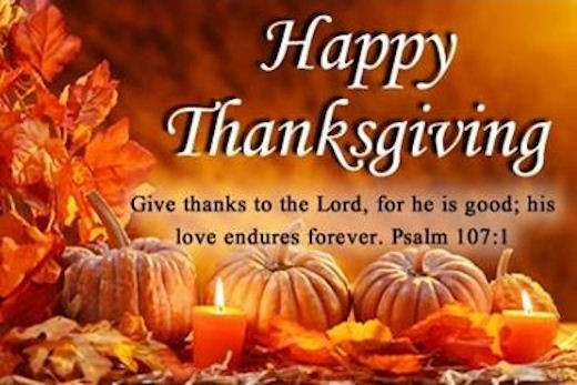 Spiritual Thanksgiving Quotes
 Happy Thanksgiving Give Thanks To The Lord