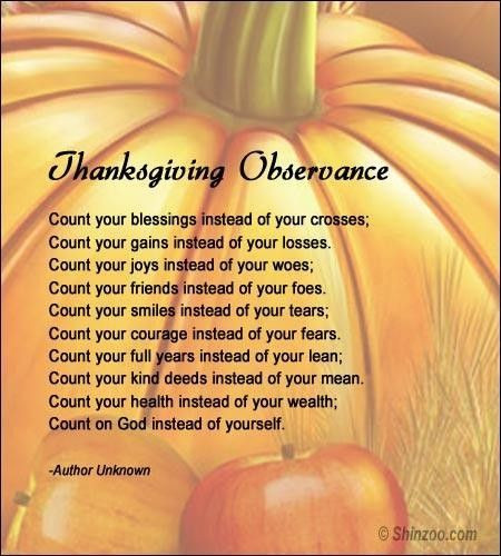 Spiritual Thanksgiving Quotes
 thanksgiving poems for kids christian