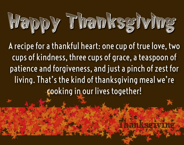 Spiritual Thanksgiving Quotes
 Thanksgiving Love Quotes for Her – Thank You Sayings