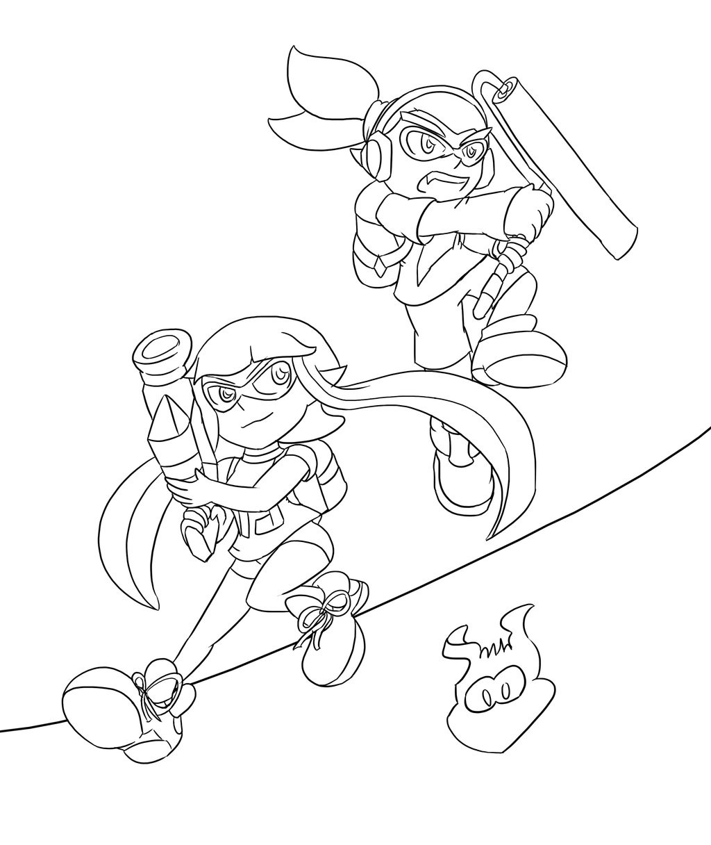 Splatoon Coloring Pages For Boys
 Splatoon Coloring Pages bell rehwoldt