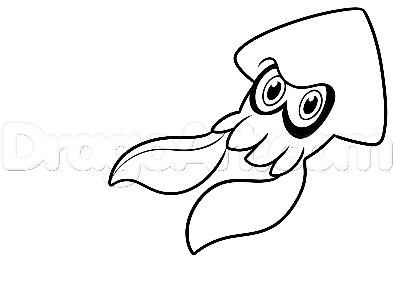 Splatoon Coloring Pages For Boys
 How to Draw Blue Squid from Splatoon Step by Step Video