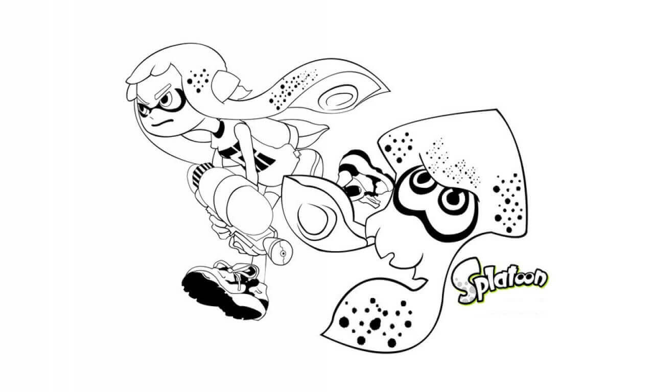 Splatoon Coloring Pages For Boys
 10 Free Printable Splatoon Coloring Pages