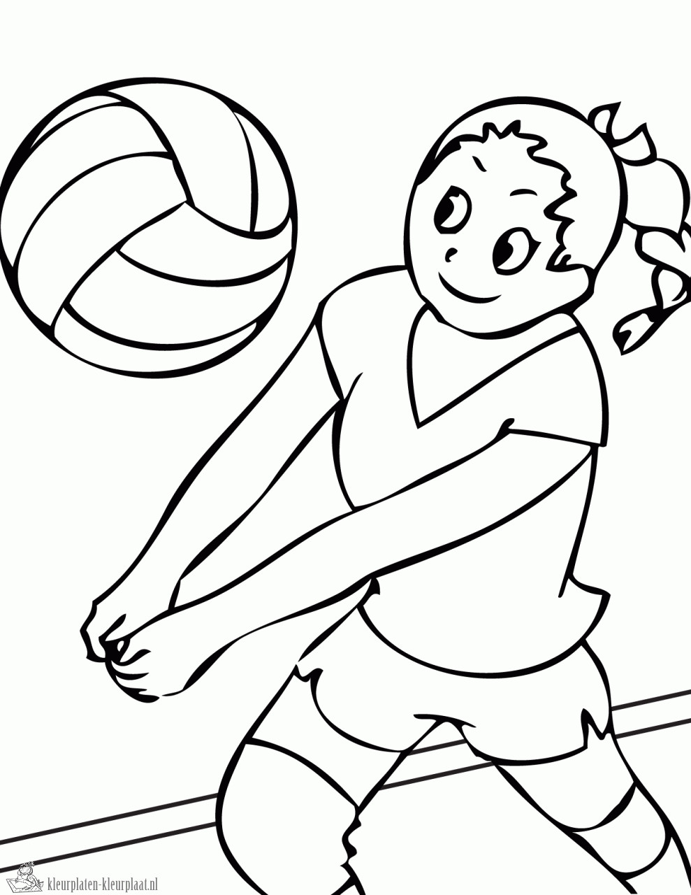 Sports Coloring Pages Printable
 1000 images about Sport Kleurplaten on Pinterest