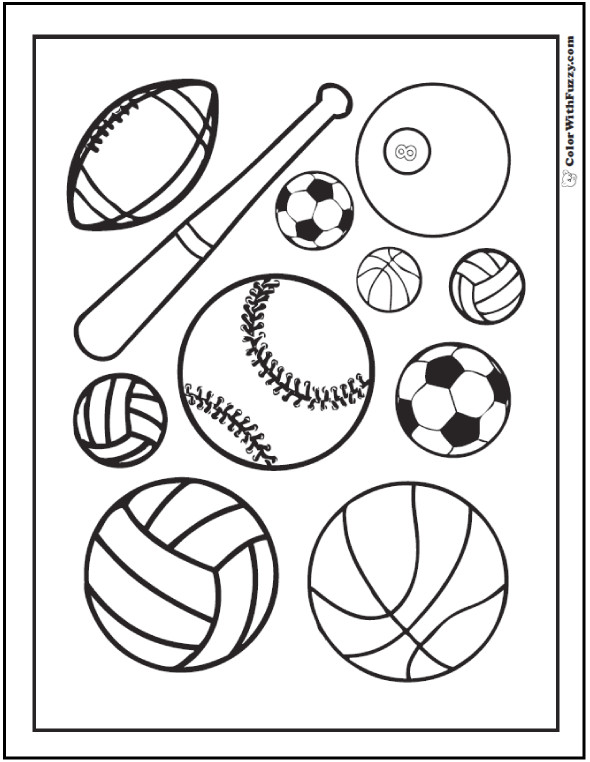 Sports Coloring Pages Printable
 121 Sports Coloring Sheets Customize And Print PDF
