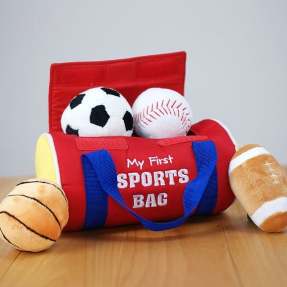 Sports Gift Ideas For Boys
 Personalized My First Sports Bag children play set velcro