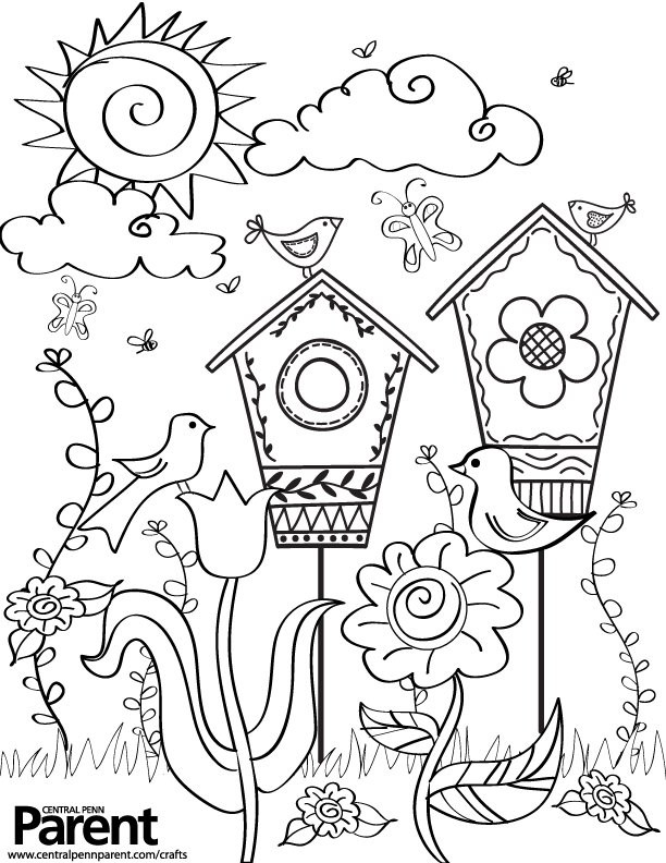 Spring Coloring Pages Boys
 Pix For Spring Time Coloring Pages For Boys AZ