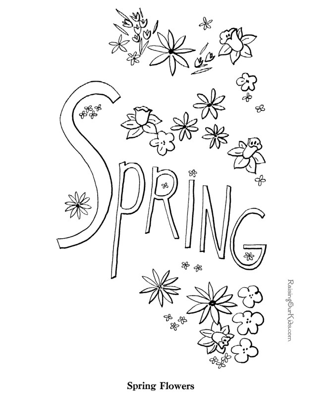 Spring Coloring Pages Boys
 Spring Coloring Pages For Boys AZ Coloring Pages