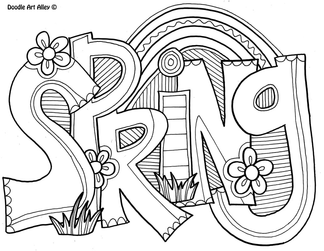 Spring Coloring Pages Boys
 Spring Coloring pages Doodle Art Alley