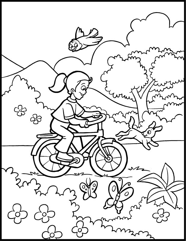 Spring Coloring Pages Boys
 Spring Coloring Worksheets Coloring Home