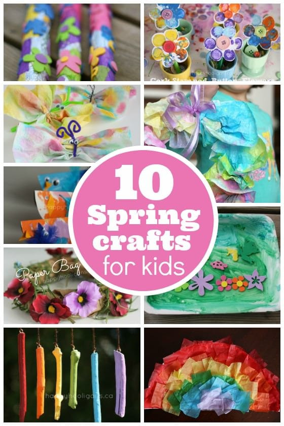 Spring Crafts For Kids
 10 Easy Spring crafts for toddlers and preschoolers