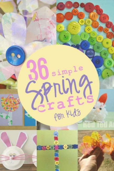 Spring Crafts For Kids
 36 Simple Spring Crafts for Kids hands on as we grow