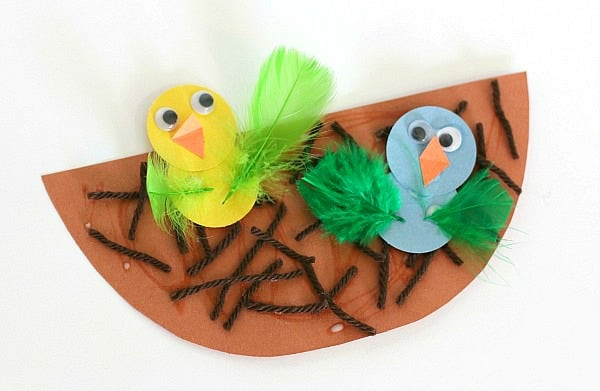 Spring Crafts For Kids
 Spring Crafts for Kids Nest and Baby Bird Craft Buggy