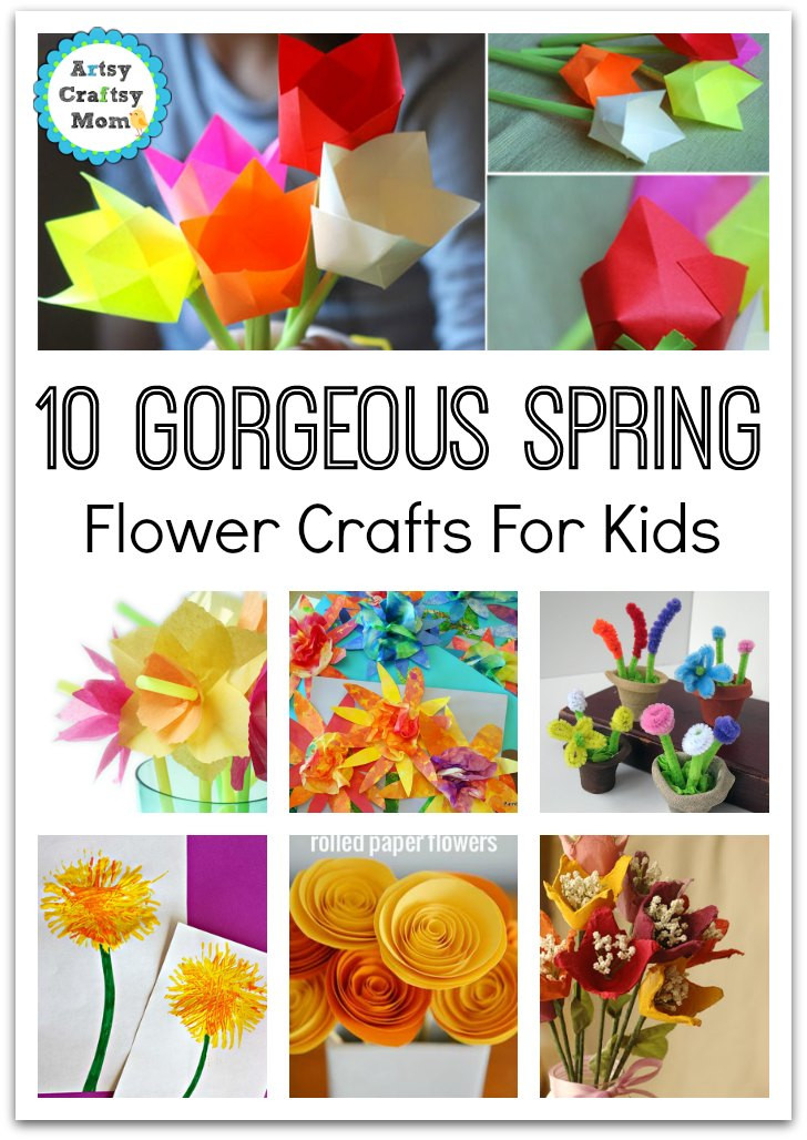Spring Crafts For Toddlers
 72 Fun Easy Spring Crafts for Kids Artsy Craftsy Mom