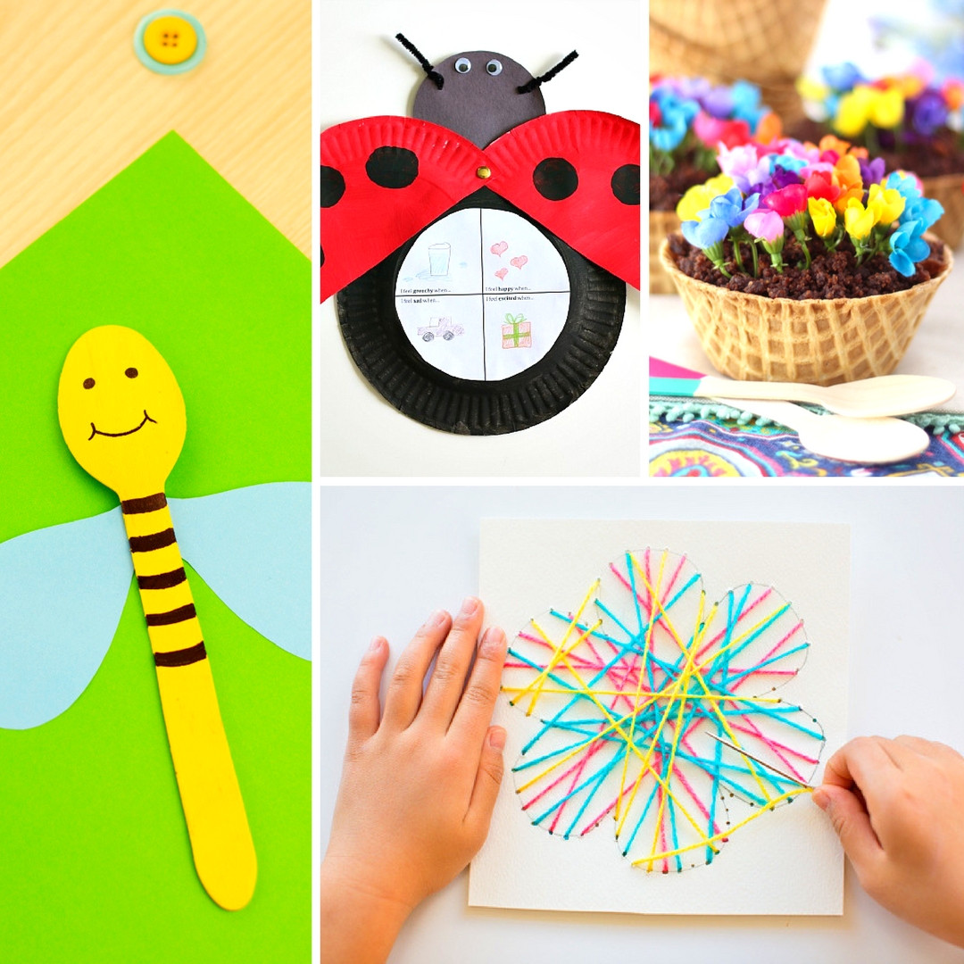 Spring Crafts For Toddlers
 20 Fun and Adorable Spring Crafts for Kids Mum In The