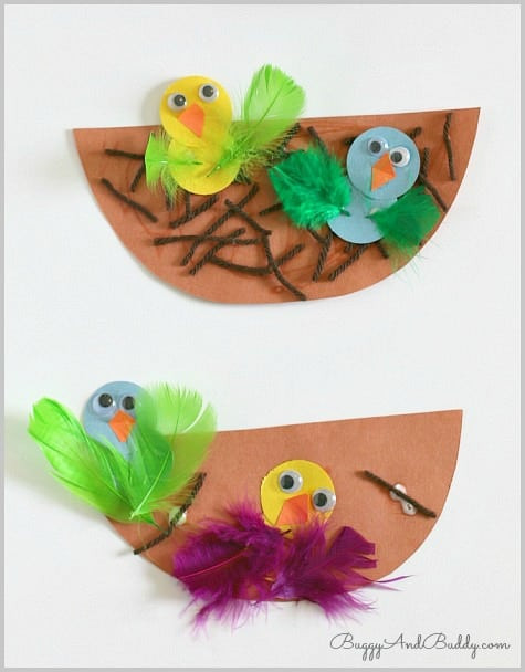 Spring Crafts For Toddlers
 Spring Crafts for Kids Nest and Bird Craft Buggy and Buddy