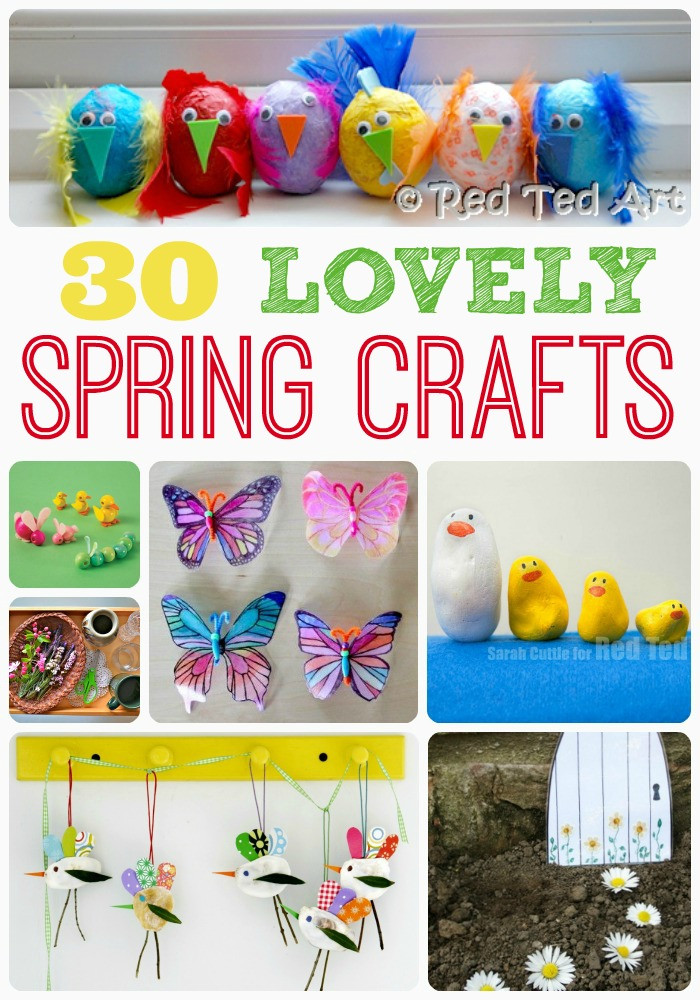 Spring Crafts For Toddlers
 Spring Craft Ideas Red Ted Art s Blog