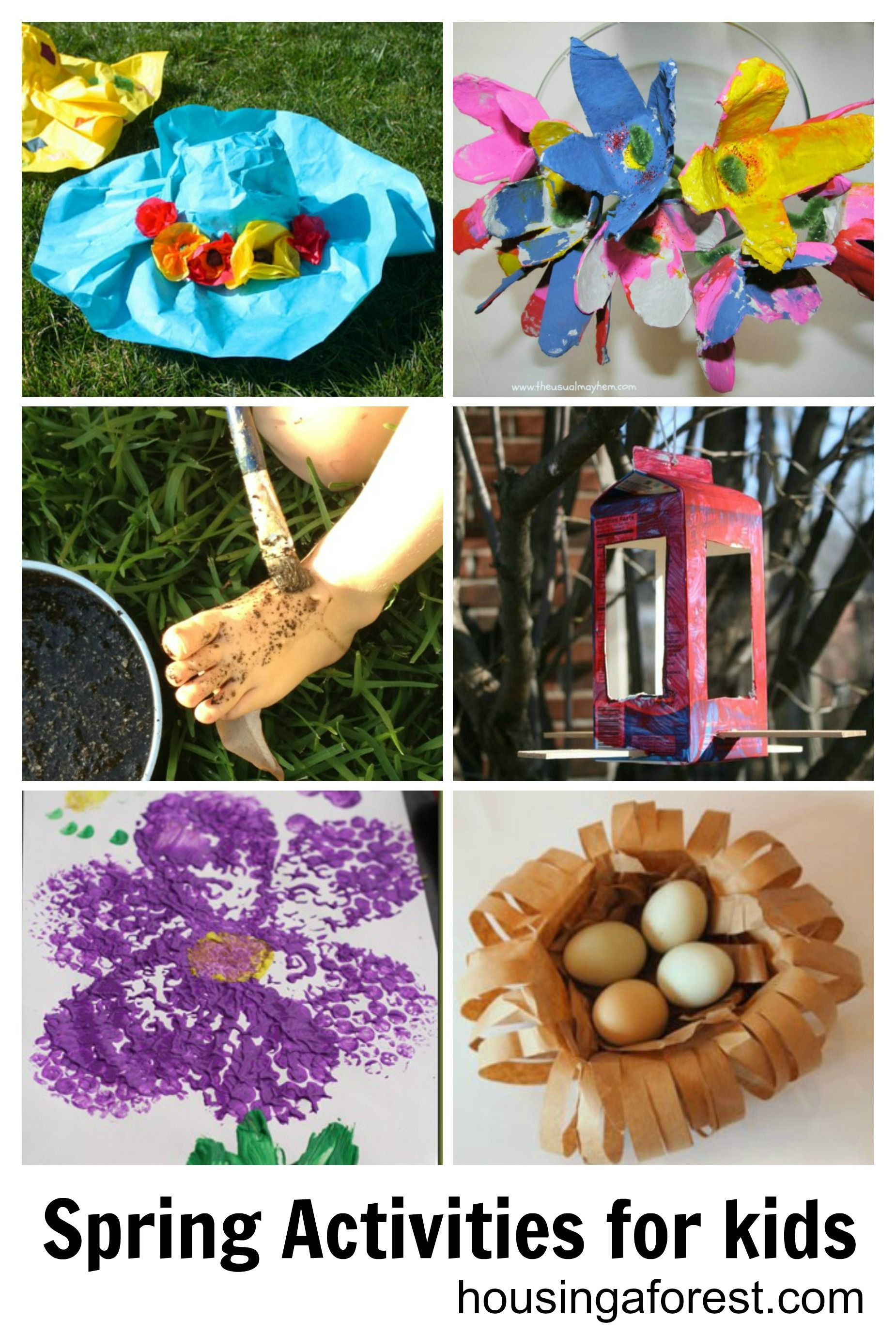 Spring Ideas For Toddlers
 Kids spring crafts