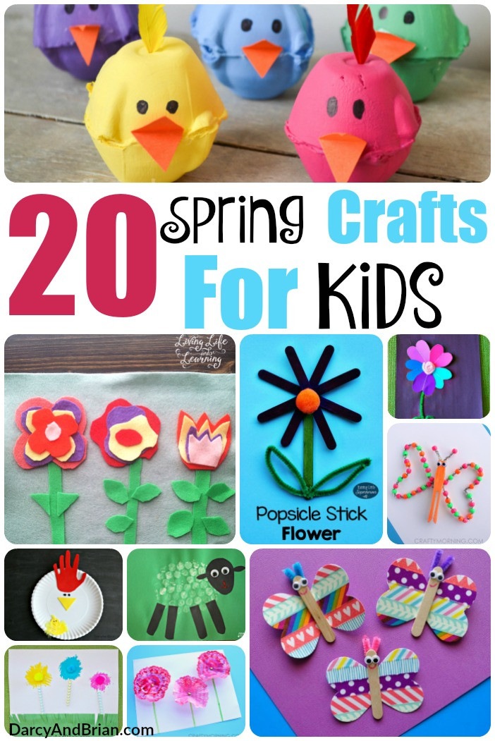 Spring Ideas For Toddlers
 20 Spring Crafts For Kids Life With Darcy and Brian