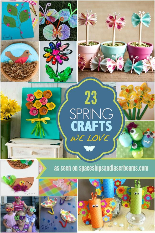Spring Ideas For Toddlers
 23 Spring Crafts We Love Spaceships and Laser Beams