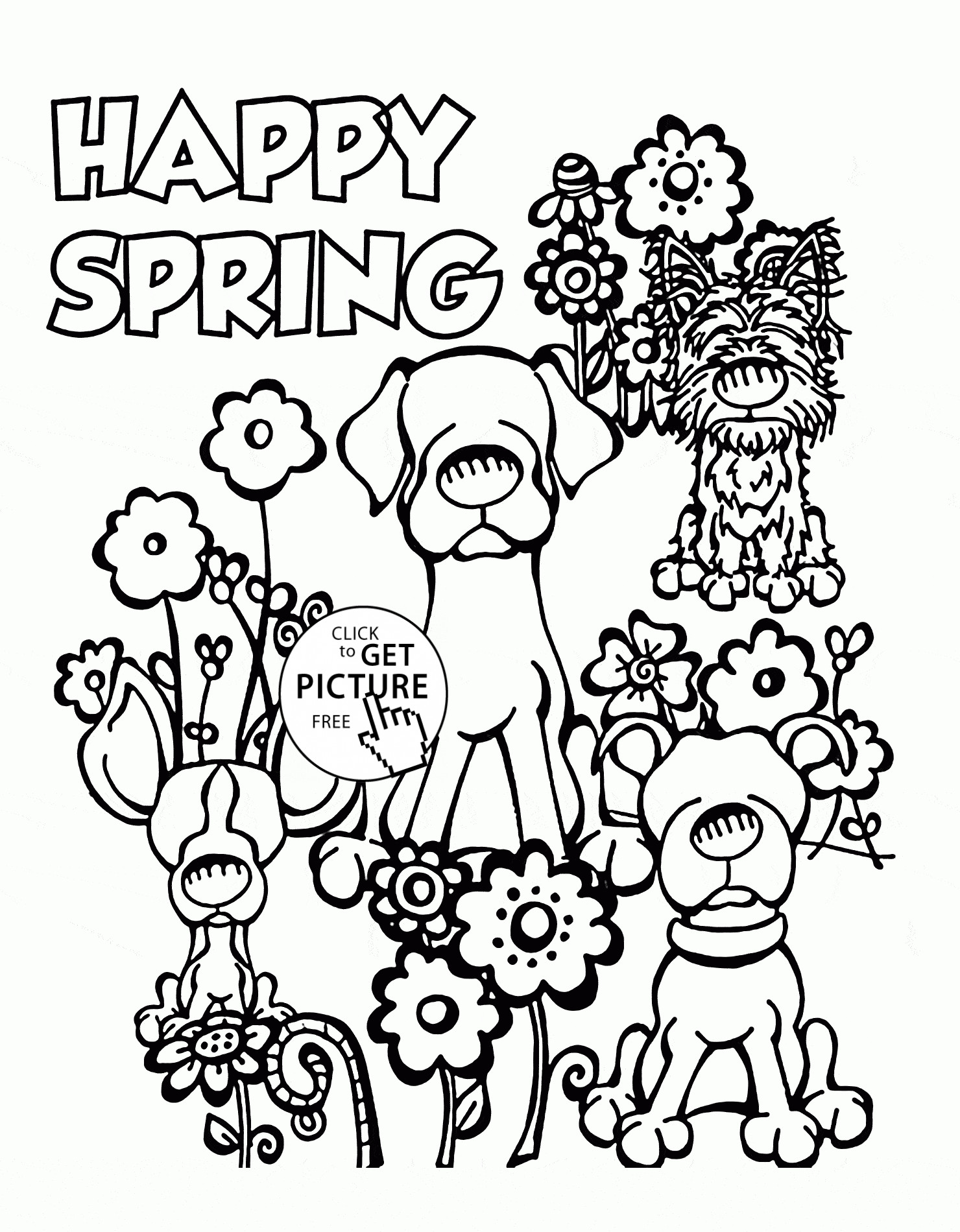 Spring Toddler Coloring Pages
 Spring Season Drawing at GetDrawings