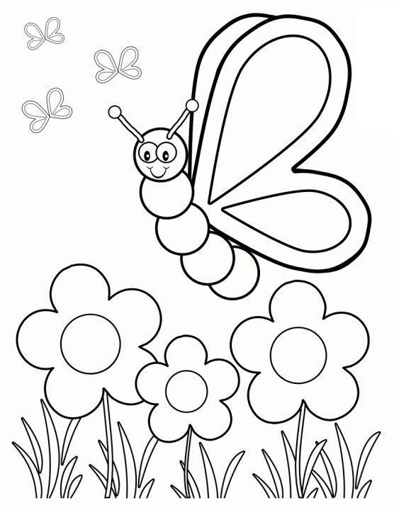 Spring Toddler Coloring Pages
 Top 35 Free Printable Spring Coloring Pages line