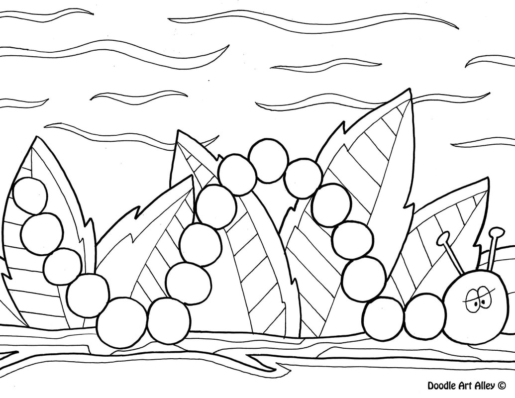 Spring Toddler Coloring Pages
 Spring Coloring pages Doodle Art Alley