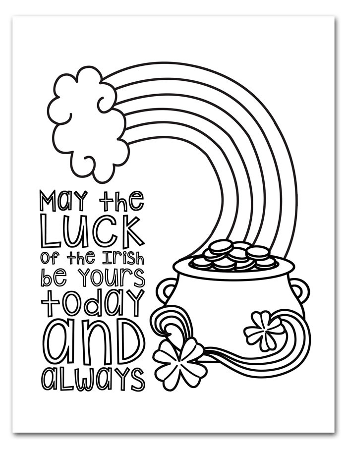 St Patricks Coloring Pages
 i should be mopping the floor Free Printable St Patrick