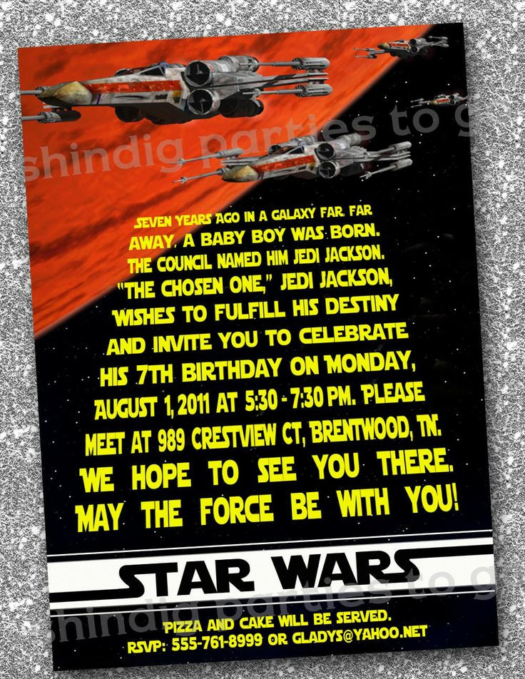 Star Wars Birthday Card Printable Free
 Star Wars Birthday Invitations Templates Free