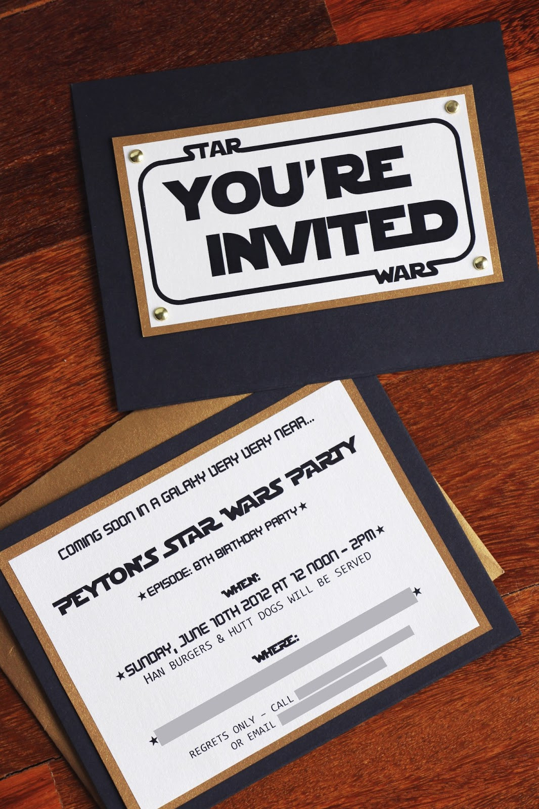 Star Wars Birthday Party Invitation
 The Contemplative Creative Star Wars Party Invitation