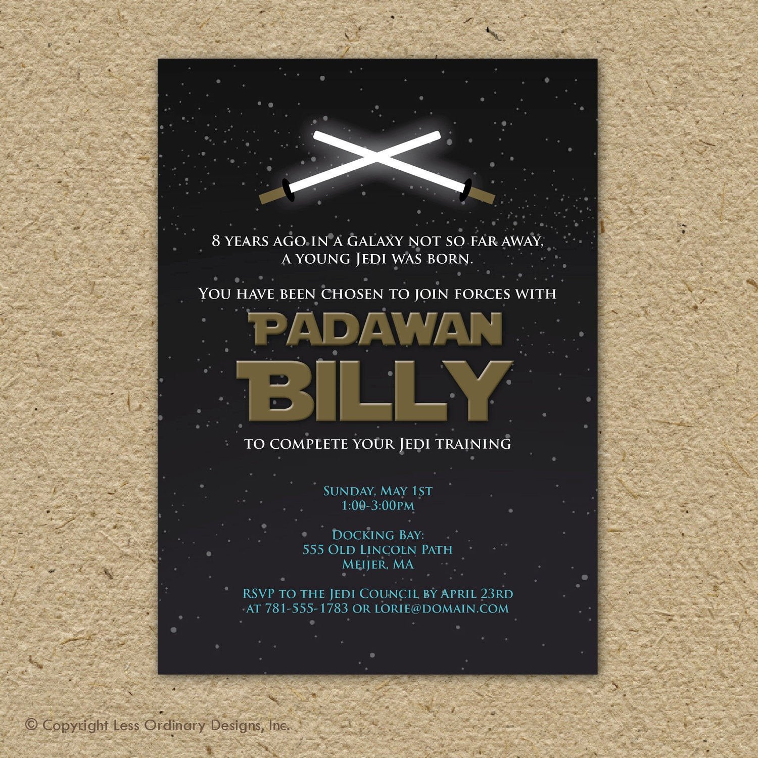 Star Wars Birthday Party Invitation
 Star Wars birthday party invitation printable by