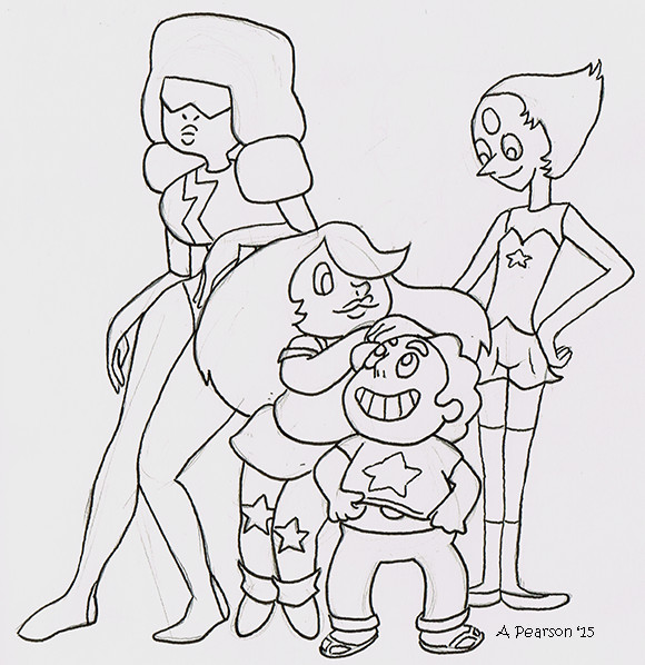 Steven Universe Coloring Book
 Moderate Sketchyness