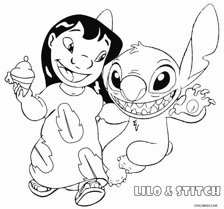 Stitch Coloring Pages To Print
 Printable Lilo and Stitch Coloring Pages For Kids