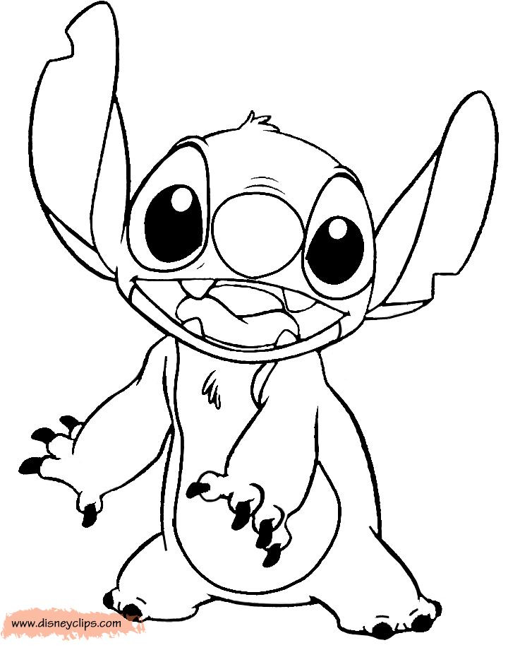 Stitch Coloring Pages To Print
 Stitch Disney Character Coloring Pages